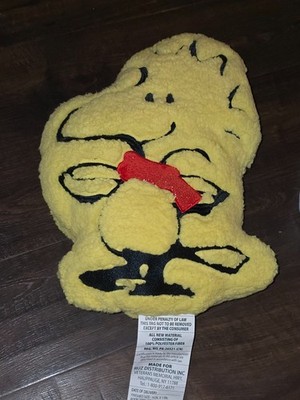 Ruz Peanuts Woodstock Pillow 16'' Sherpa Plush Silhouette Winter Scarf w/ Tag New