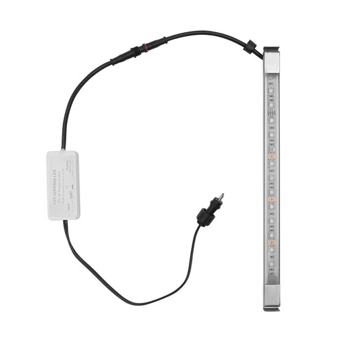Striscia luminosa led multicolore fuoriuscita cascata fontana piscina 12 pollici con telecomando - Foto 3 di 16