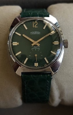 Vintage Armbanduhr Tourist   Handaufzug - Cal. Unitas 6325