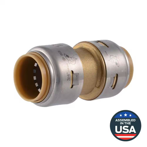 Sharkbite MAX UR016A, 3/4-in. x 3/4-in. Push-to-Connect Straight Coupling