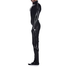 US Black Latex Sleeping Bag Bodybag Back Zipper Rubber Sleepsack for Fetish BDSM