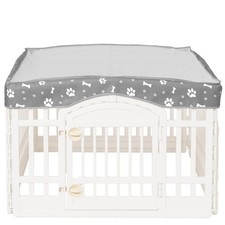 Dog Playpen Mesh Top Cover for 36" Inch Pet Playpen with 4 Panels, Dog Crate ...