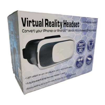 Wireless Gear Virtual Reality Headset For Iphone & Android Phones. 360° 3D