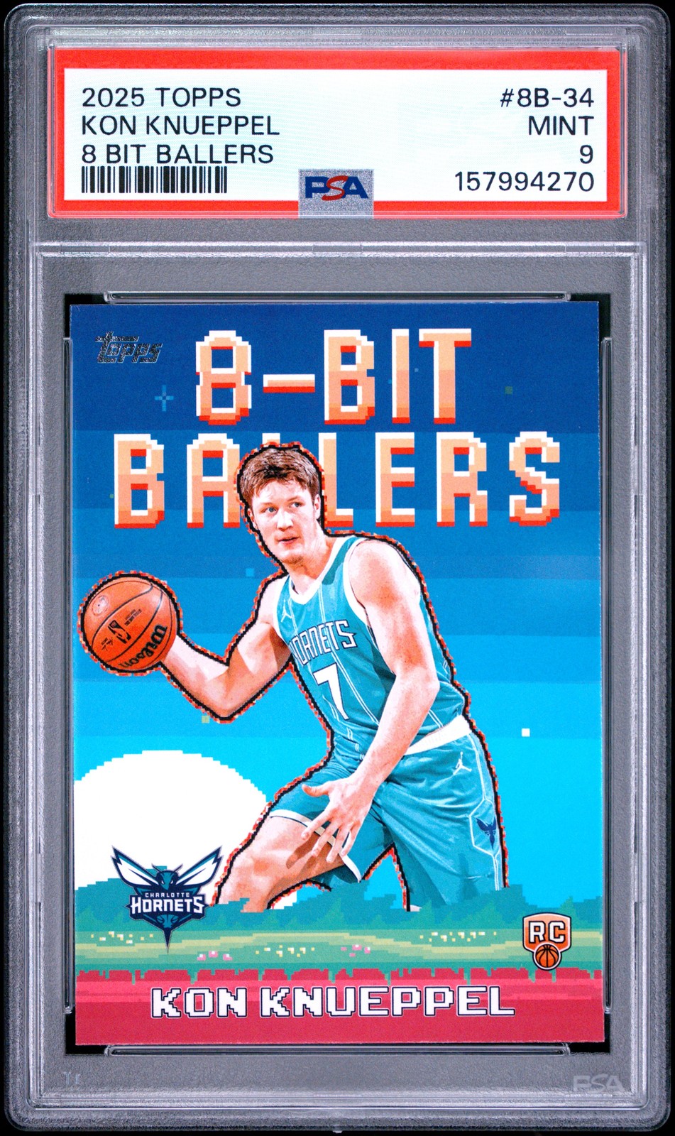 2025 TOPPS 8 BIT BALLERS #8B-34 KON KNUEPPEL PSA 9