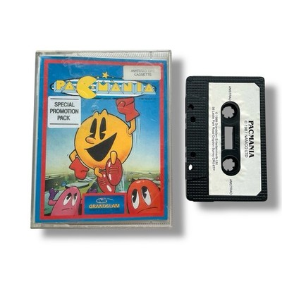 Amstrad Pac-Man Spiel Pacmania Cpc 646 Vintage Computerspiel Kassette Tape (10