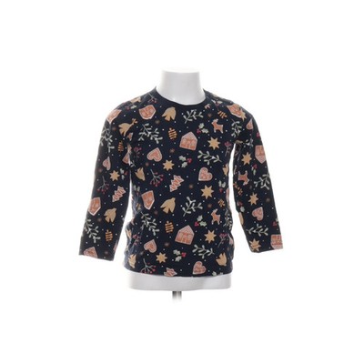 Lindex Kids, Weihnachtspullover, Größe: 110, Blau/Mehrfarbig, Baumwolle #x57