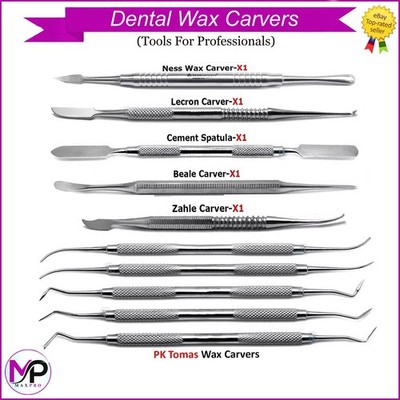 Dental Wax & Modelling Mixing Spatula Carvers Technician Laboratory Instruments