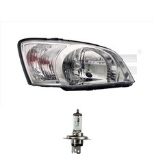 Scheinwerfer Frontscheinwerfer links H4 für Hyundai Getz TB inkl. Osram Lampen