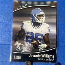 2021 Sage Premier Draft - Javonte Williams #175 Silver (RC)