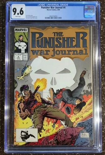 1989 Punisher War Journal #4 CGC Graded 9.6 Near Mint+