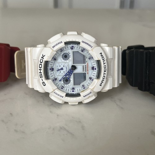 Three (3) Casio Men's G-shock Multi Colors LOT SET !!!!! Waterproof Watch - Picture 5 of 6