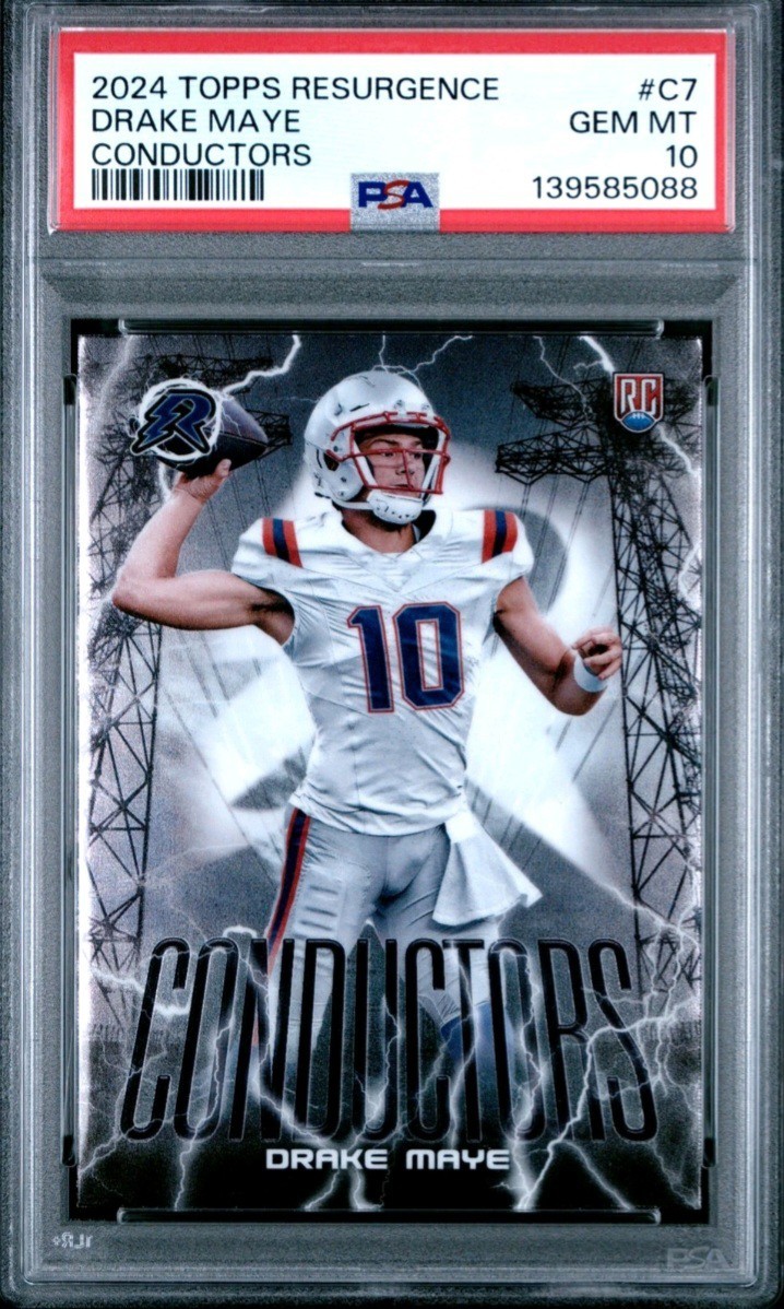 Drake Maye Topps Resurgence Conductors #C7 Base