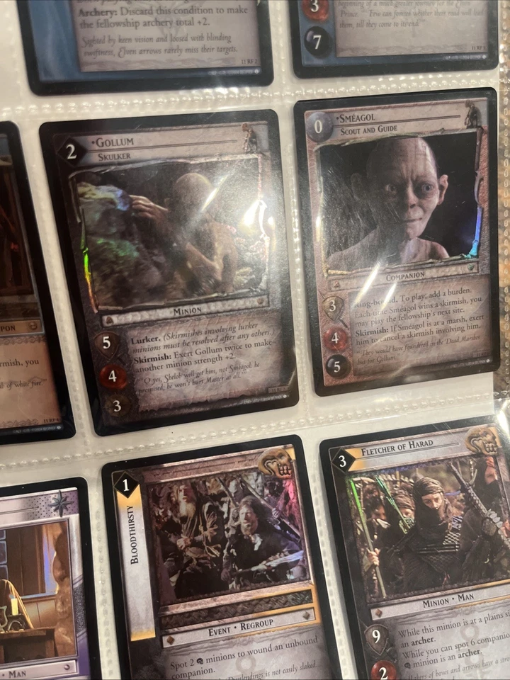 Lord Of The Rings “Shadows” LOTR 17 Foil Cards Unplayed Foil Cards! - Image 4 of 4