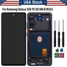 For Samsung Galaxy S20 FE 5G G781U1 G781V G781W OLED LCD Touch Screen Digitizer