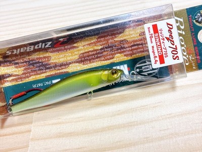 ZIP BAITS Rigge Deep 70S ''Lime Back Ayu'' NEU Angelköder #EB53