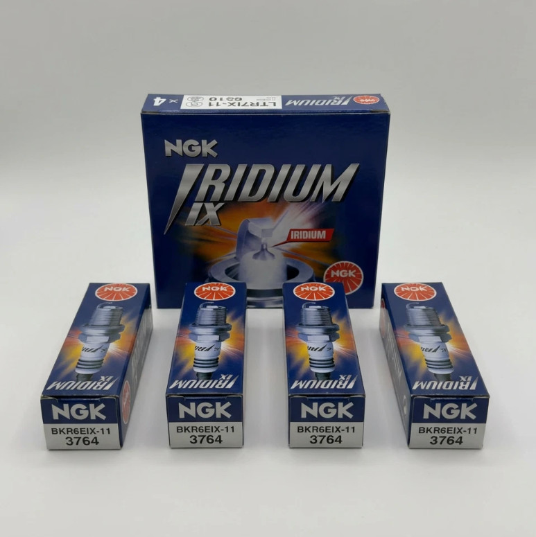 NEW 4PCS NGK BKR6EIX-11 3764 Spark Plugs Iridium IX BKR6EIX11 US 