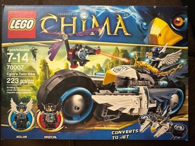 LEGO LEGENDS OF CHIMA 70007 Eglor's Twin Bike. New. Sealed.