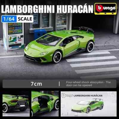Bburago 1:64 Lamborghini Huracan Performante Racing Sports Model