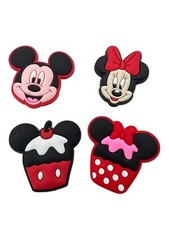 Shoe Charms Polka Dot Cupcakes Accessories Fits Keychains  Wristband