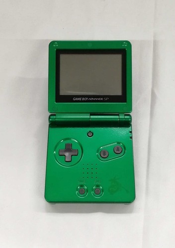 Nintendo Game Boy Advance SP Rayquaza Edition Green AGS-001 Pokemon Center Japan - Afbeelding 3 van 12
