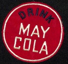 May Cola Drink Embroidered Soda Patch c1930's VGC Scarce