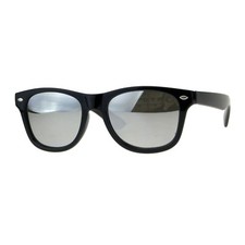 Kid's Sunglasses Classic Square Frame Mirrored Lens UV 400