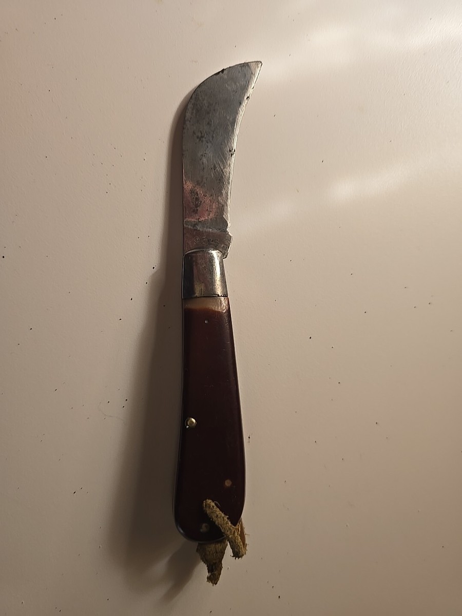 Vintage BOKER 9215 Hawkbill Pruning Knife Made in USA | eBay Vintage BOKER 9215 Hawkbill Pruning Knife Made in USA | eBay