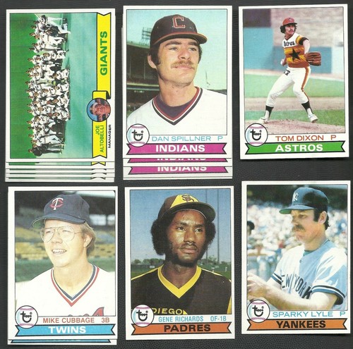 1979 Topps Baseball Pick Choose Finish Your Set (1-499) NM, Nm-Mt - Picture 164 of 242