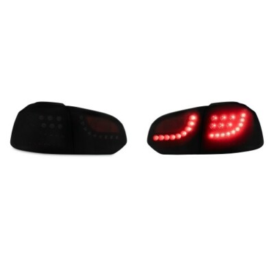 JOM Rückleuchten schwarz Dynamik LED Laufblinker passend für VW Golf 6  08-12 