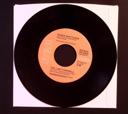 ROGER WHITTAKER THE LAST FAREWELL/PARADISE RCA VICTOR RECORDS VG VINYL 45 33-62 - Picture 2 of 2