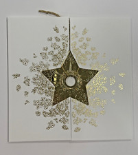 Dior Holiday XMAS 24 ⭐ Gold Star Ornament Charm & Xmas Card with Envelope ⭐ NEW