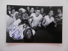 Big Jay McNeely autograph signed 10x15 cm picture