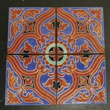 American Encaustic Moorish Tile Set