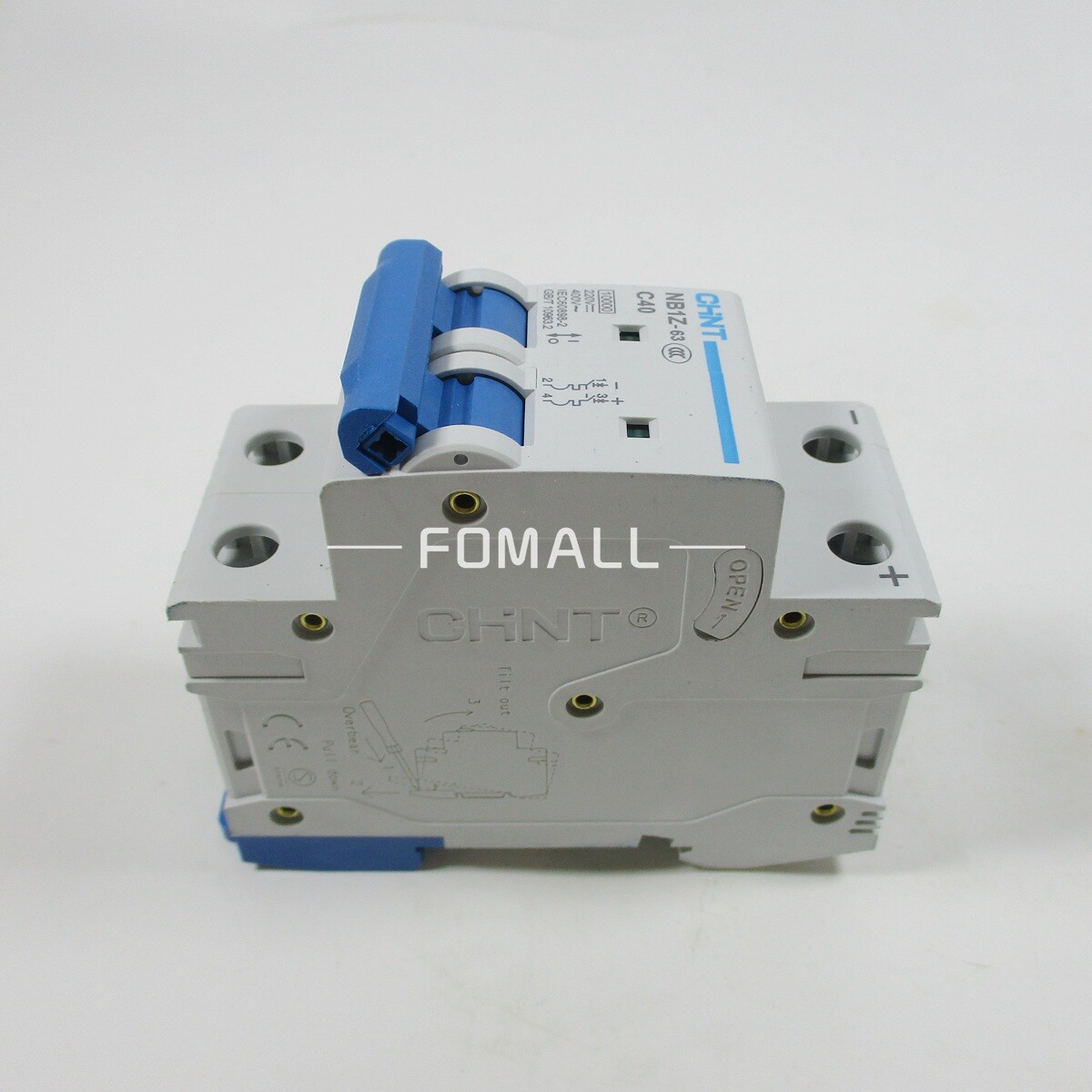 2Pcs New For CHINT DC Circuit Breaker NB1Z-63 C40 2P 40A | eBay
