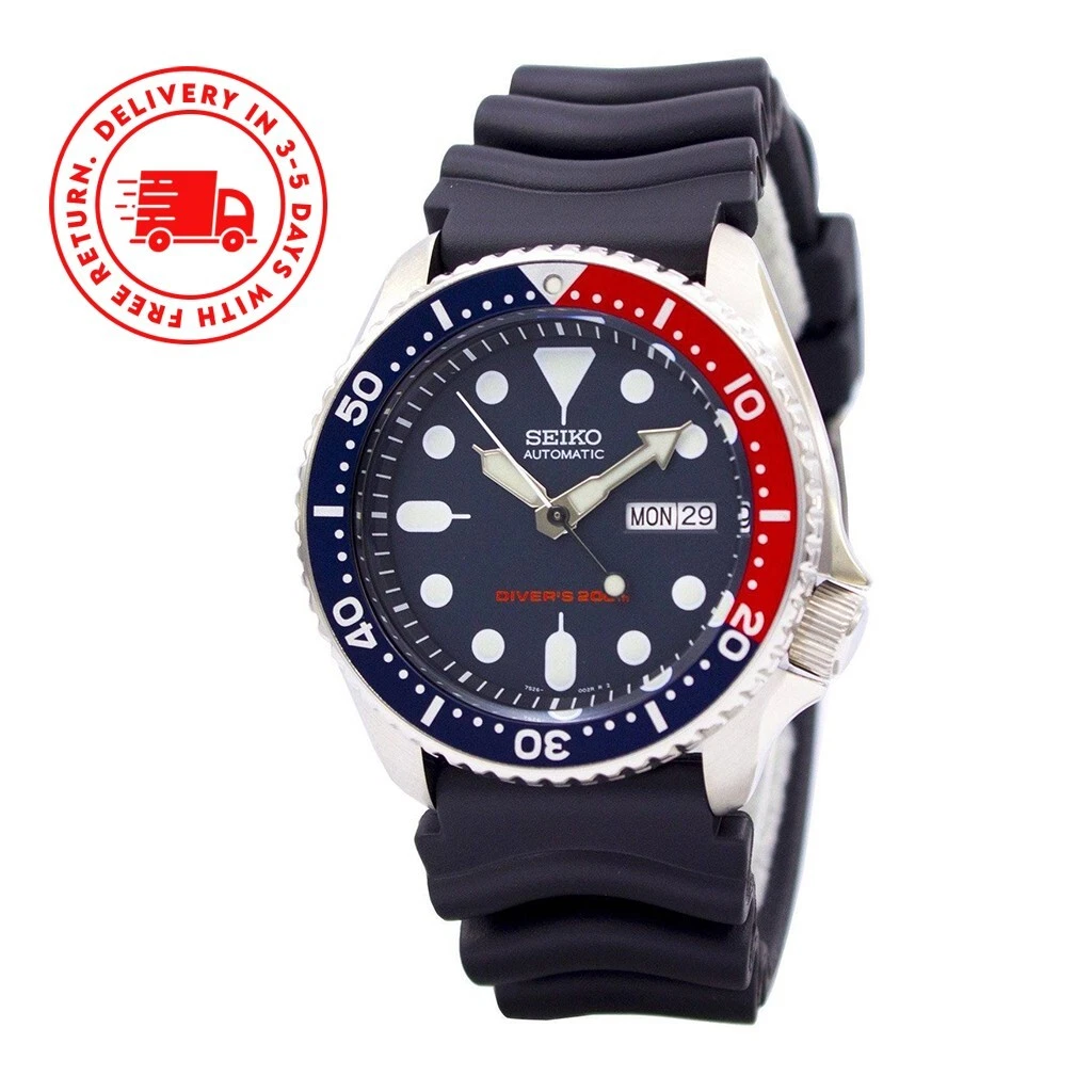 Seiko Diver Analog 200 m (20 ATM) Water Resistance Wristwatches