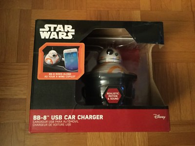 Disney Star Wars BB-8 USB Car Charger Realistic Motion And