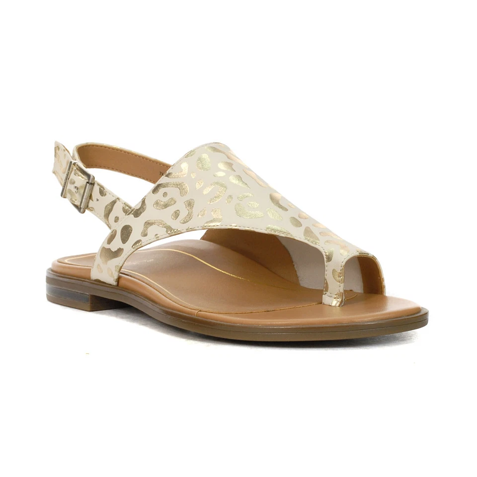 Vionic Women's Ella II White Leopard Leather Sandals H8219L6101 - Image 2 of 4