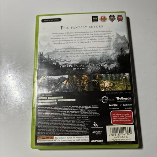 The Elder Scrolls V Skyrim (XBOX 360) PAL - Picture 2 of 3