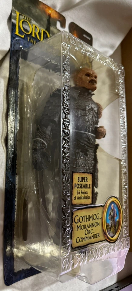 Figura EL SEÑOR DE LOS ANILLOS RETORNO DEL REY GOTHMOG MORANNON ORC COMANDER NUEVA EN STOCK Foto 3 de 4