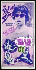 TIME IS ON OUR SIDE Original Daybill Movie poster ROLLING STONES Mick Jagger