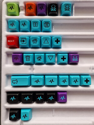 Massdrop x MiTo SA Pulse Custom Keycaps: Novelties (2018)