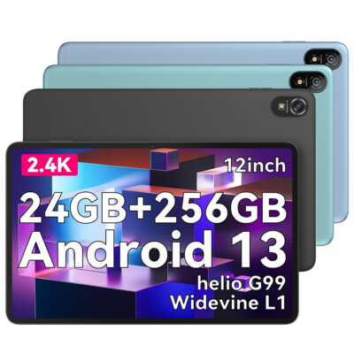 Blackview Tab 18 Android Tablet 12'' 2.4K 24GB+256GB 8800mAh Widevine L1 NETFLIX