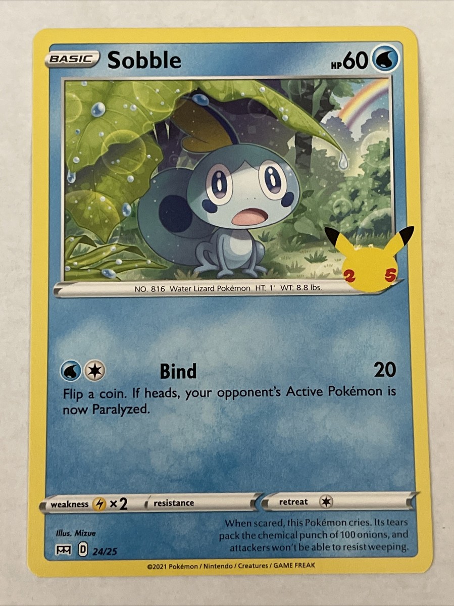 sobble pokemon card mcdonalds 2021 Pokémon McDonald's Collection 24/25 CGC 8.5 NM/Mint+ – Oblivion Collectibles Weakness Lightning ×2 Retreat Cost Sobble - 24/25 - McDonald's