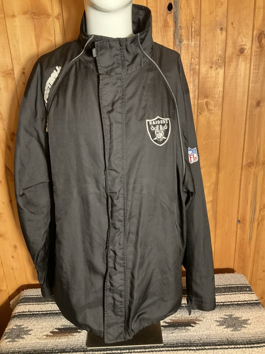 Oakland Raiders Jacket Reebok On Field Team Apparel NFL XL Oakland Raiders Jacket Reebok On Field Team Apparel NFL XL
