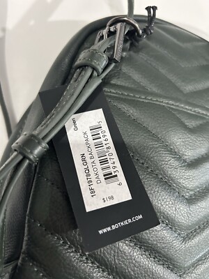 BOTKIER DAKOTA LEATHER BACKPACK $198 NWT BOTKIER DAKOTA QUILTED LEATHER CONVERTIBLE BACKPACK  main image 4