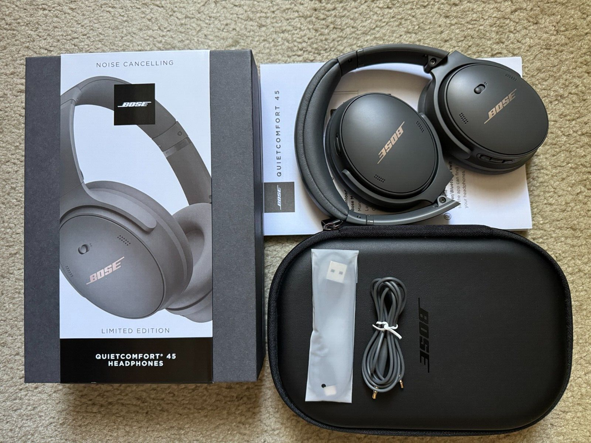 Bose QC45 Wireless Bluetooth Headphones Limited Edition (Eclipse