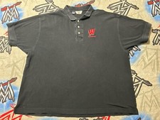 Wisconsin Badgers Heavy Men's 4XB Polo Shirt