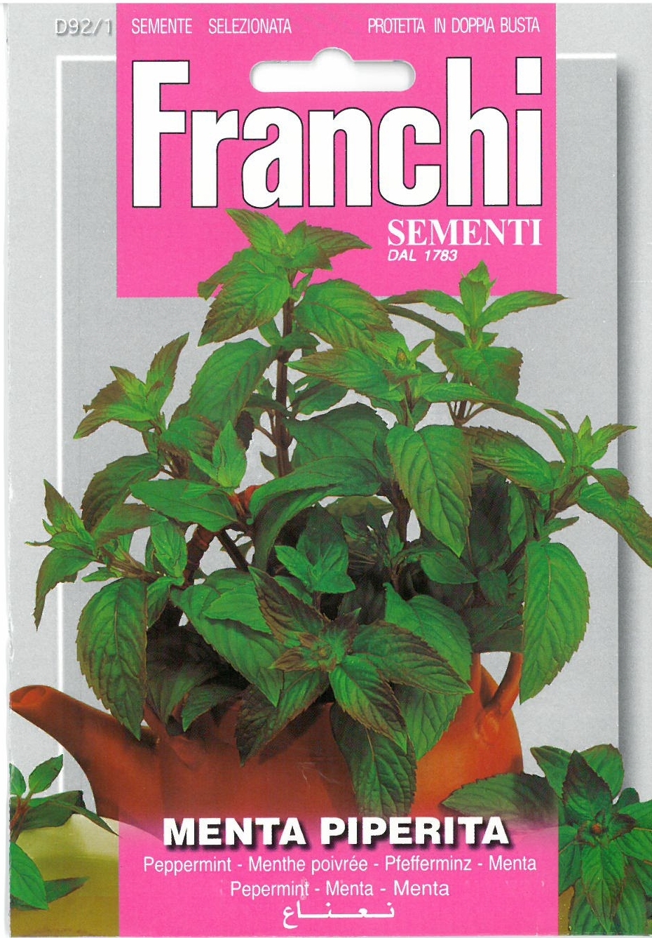 Franchi Seeds Herbs Peppermint Menta Piperita seed