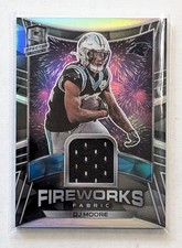 2020 Panini Spectra DJ Moore Fireworks Fabric Silver Prizm /99 #20 Chicago Bears