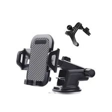 Phone Holder Car Cup Universal Car Mount Dashboard & Windshield Suction Cup C...